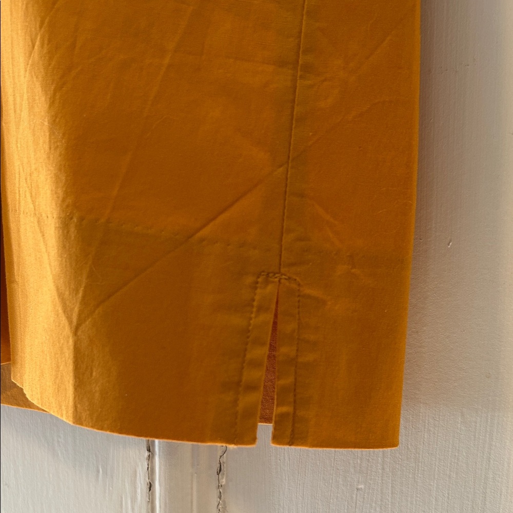 J. Crew Mustard Ruffled Blouse - Picture 5 of 7